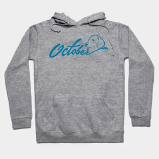 October Cerulean Dog Hoodie